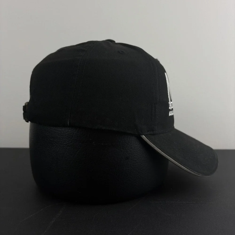 Vintage Cap America Michigan Snowmobile Association Hat Black Green Sled MSA Cap